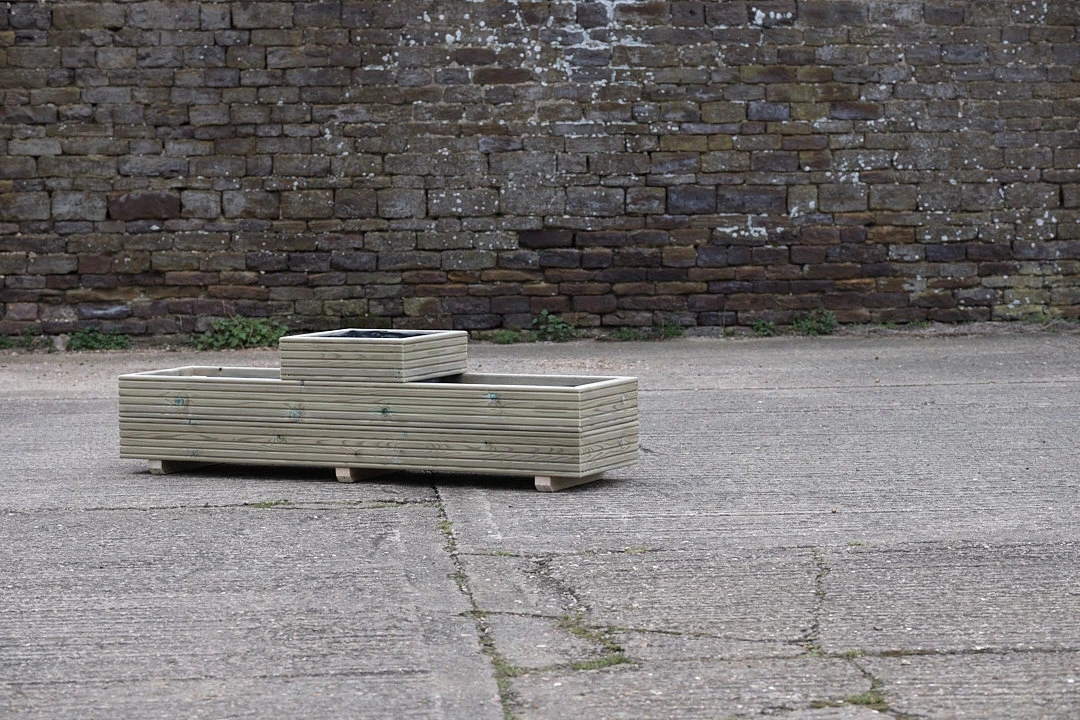 3 Celled 2 High Decking Planter