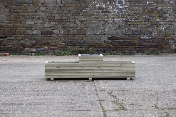 3 Celled 2 High Decking Planter