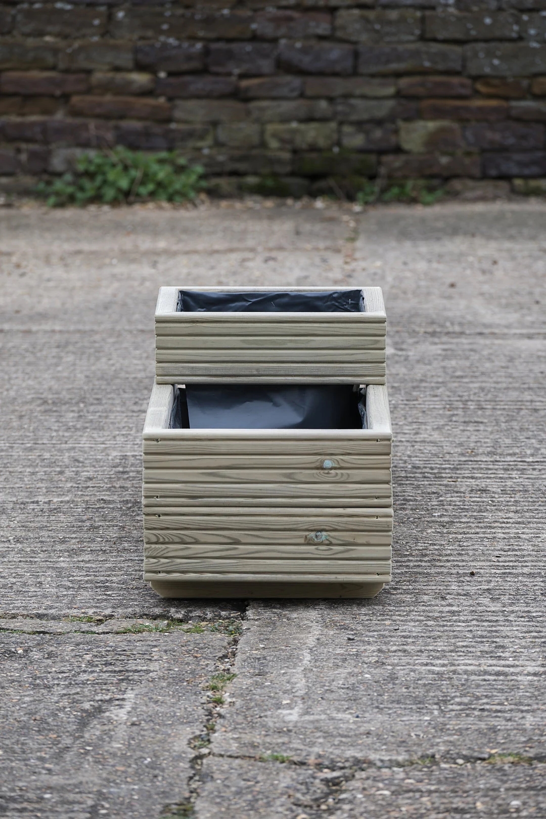3 Celled 2 High Decking Planter
