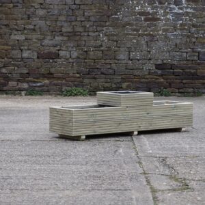 3 Celled 2 High Decking Planter