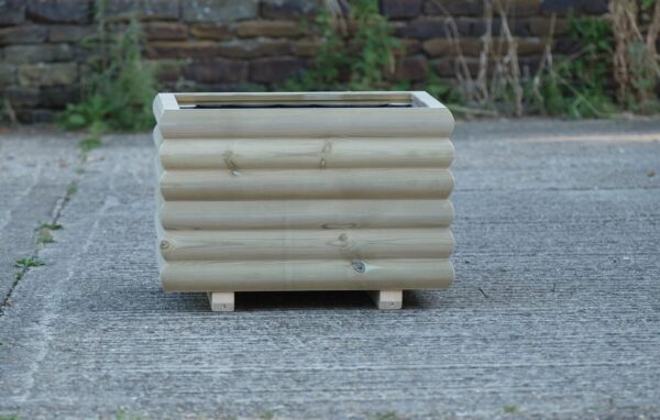 Square High Charnwood Planter on Feet - Image 4