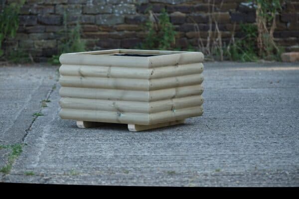 Square High Charnwood Planter on Feet - Image 3