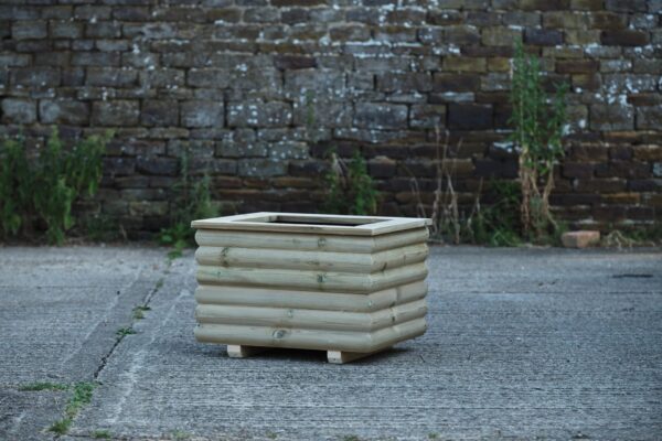 Square 2 Row Charnwood Decorative Planter with Capping