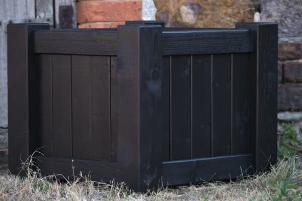Versailles Style Flat Top Wooden Planter - Image 5
