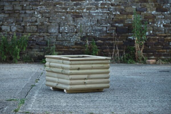 Square High Charnwood Planter with Capping - Image 2