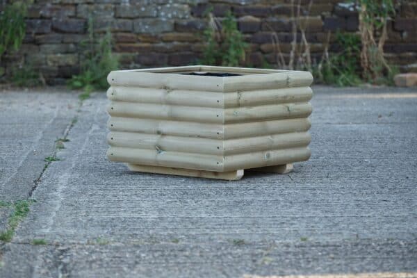 Square High Charnwood Planter on Feet - Image 2