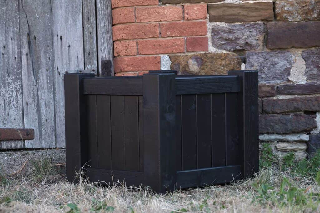 *Versailles Style Flat Top Wooden Durable Wooden Planter on Feet