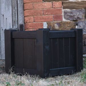 Versailles Style Flat Top Wooden Planter