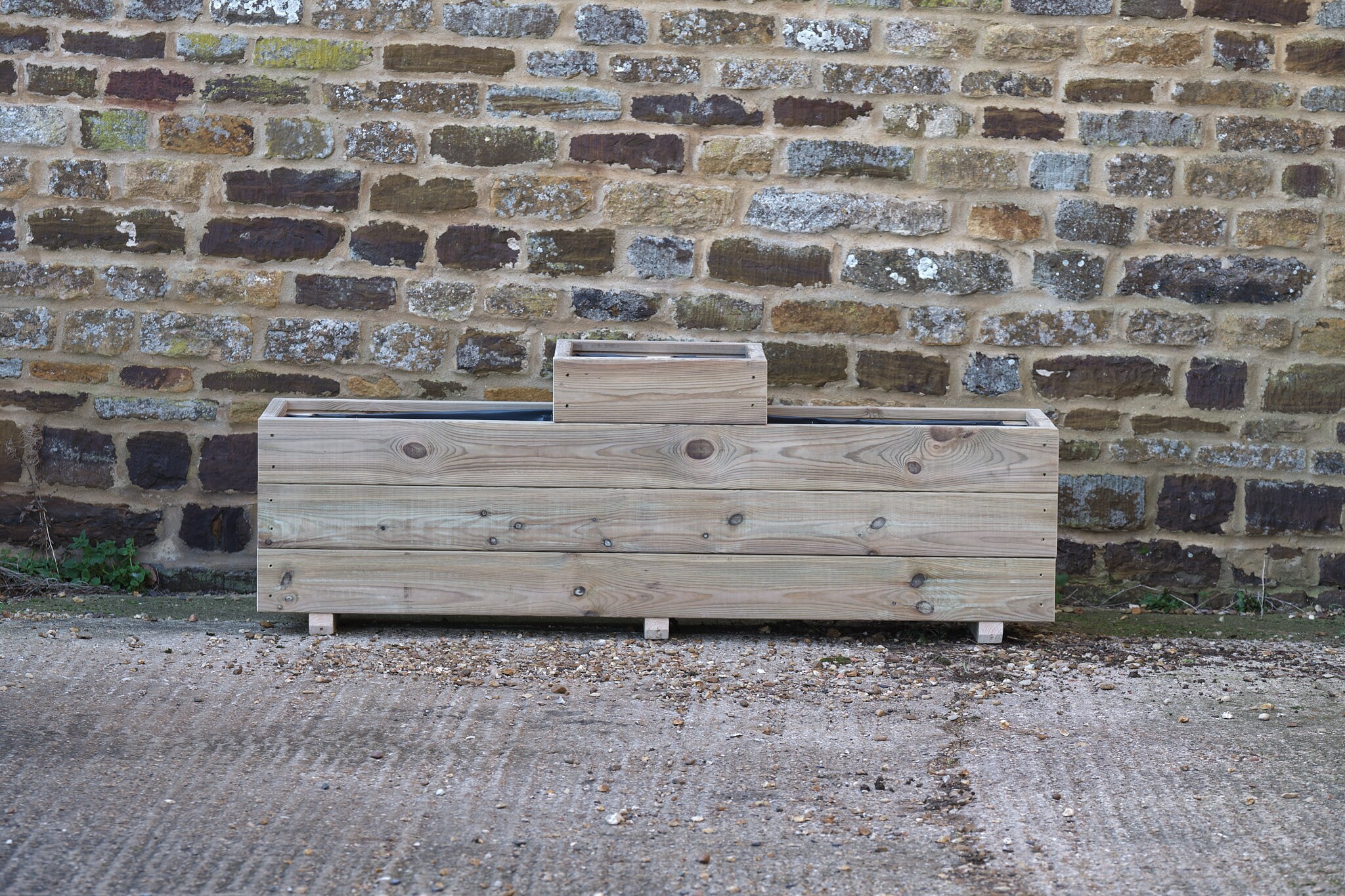 3 Row 3 Cell Smooth Budget Decking Planter
