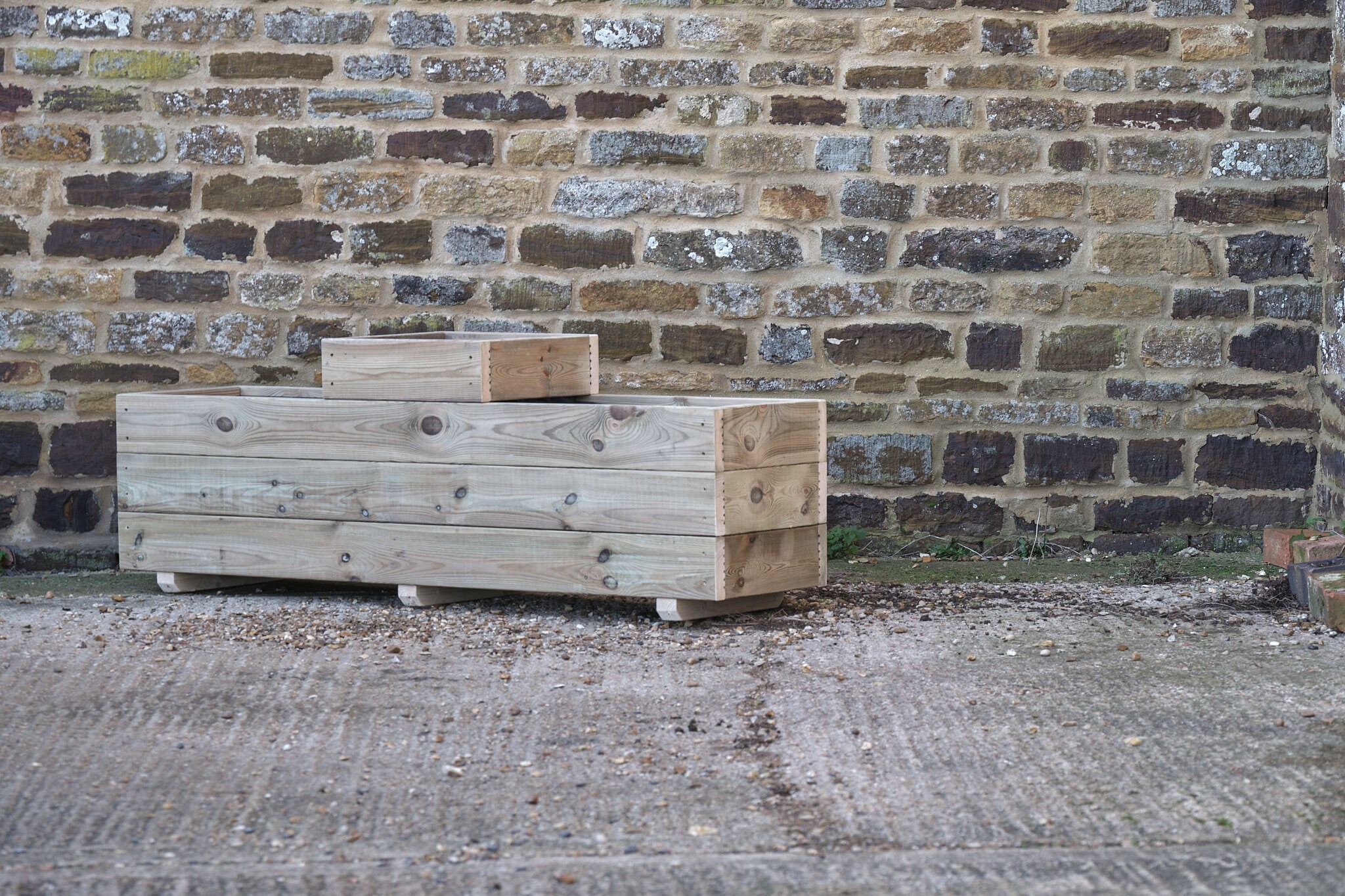 3 Row 3 Cell Smooth Budget Decking Planter