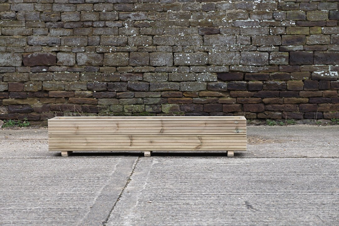 Rectangular 2 Row Budget Decking Planter