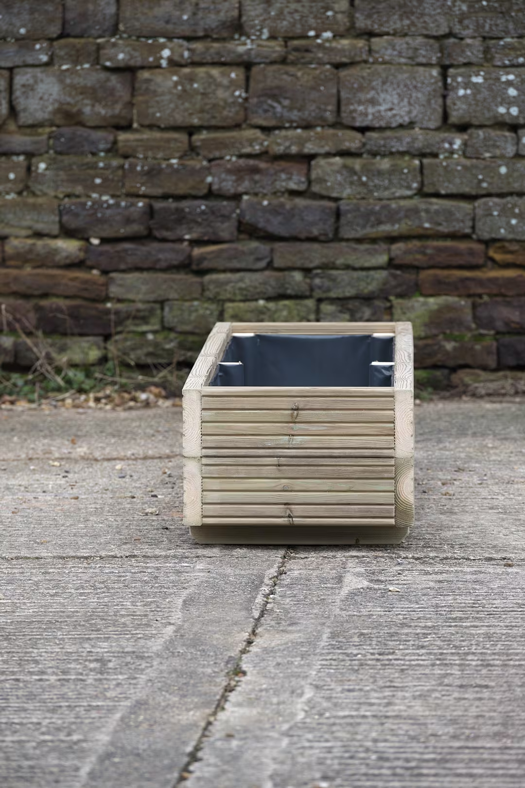 Rectangular 2 Row Budget Decking Planter