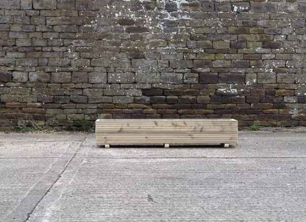Rectangular 2 Row Decking Planter