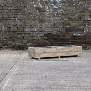 Rectangular 2 Row Decking Planter