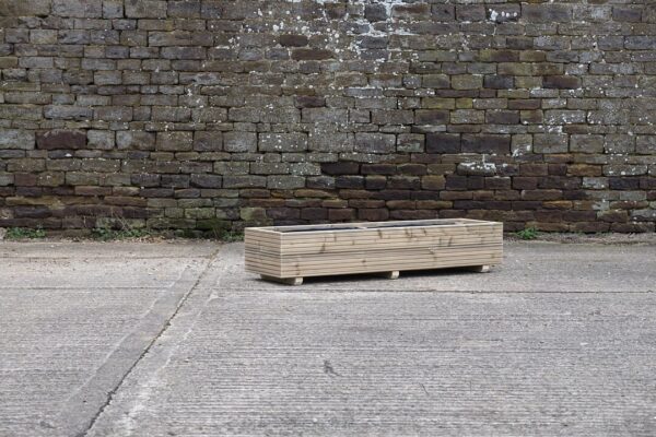 Rectangular 2 Row Decking Planter