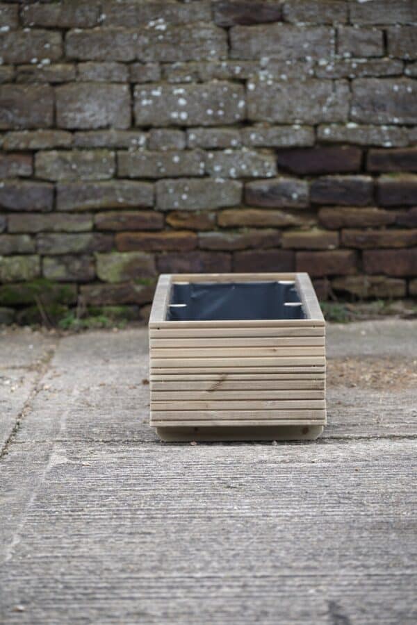 Rectangular 2 Row Decking Planter