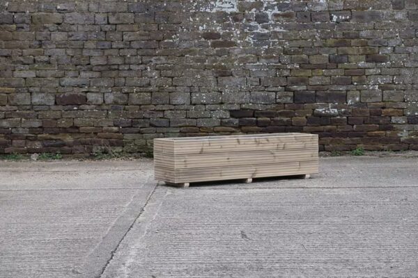 Rectangular 3 Row Decking Planter