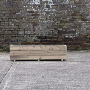 Rectangular 3 Row Decking Planter