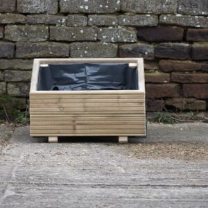 Square 2 Row Decking Planter