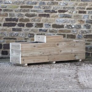 3 Row 3 Cell Smooth Budget Decking Planter