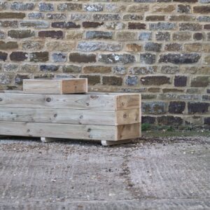 3 Row 3 Cell Smooth Budget Decking Planter