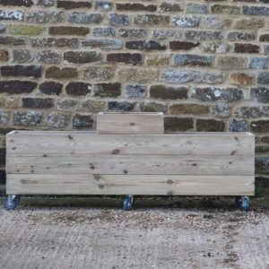 3 Row 3 Cell Smooth Decking Planter On Wheels
