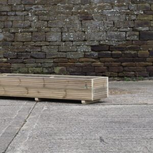 Rectangular 2 Row Budget Decking Planter