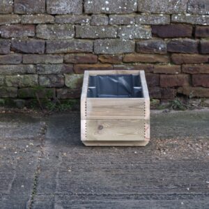 Rectangular 2 Row Smooth Budget Decking Planter