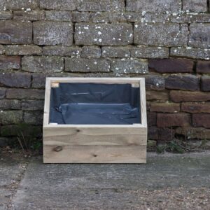 Square 2 Row Smooth Decking Planter