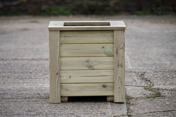Aston High Wooden Garden Planter - Image 2