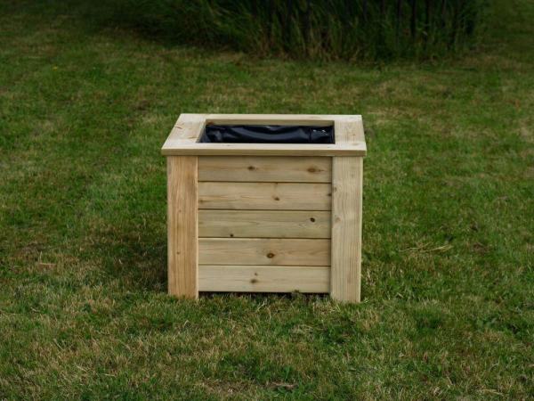 Aston High Wooden Garden Planter - Image 4