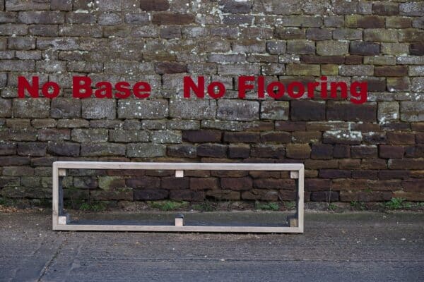 Low Raised Bed Planter with 100cm Trellis, No Base – Smooth Decking - Image 4