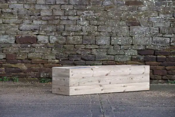 High Raised Bed Planter, No Base – Smooth Decking - Image 5