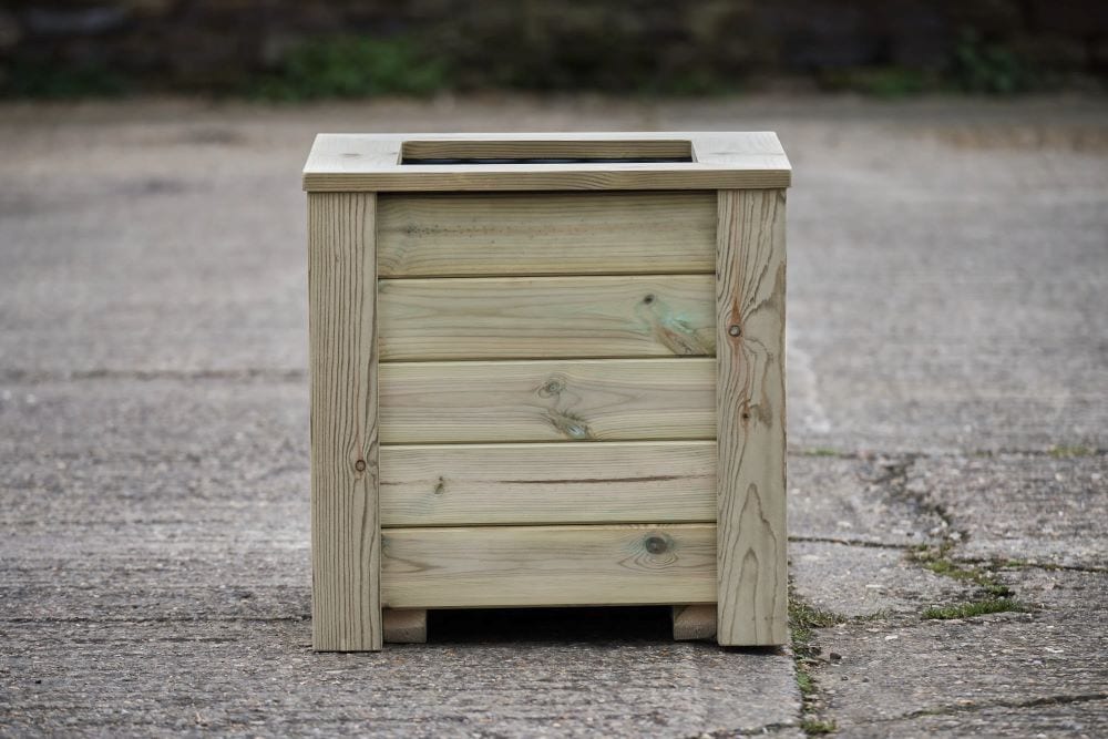 Aston High Wooden Garden Planter - Image 2