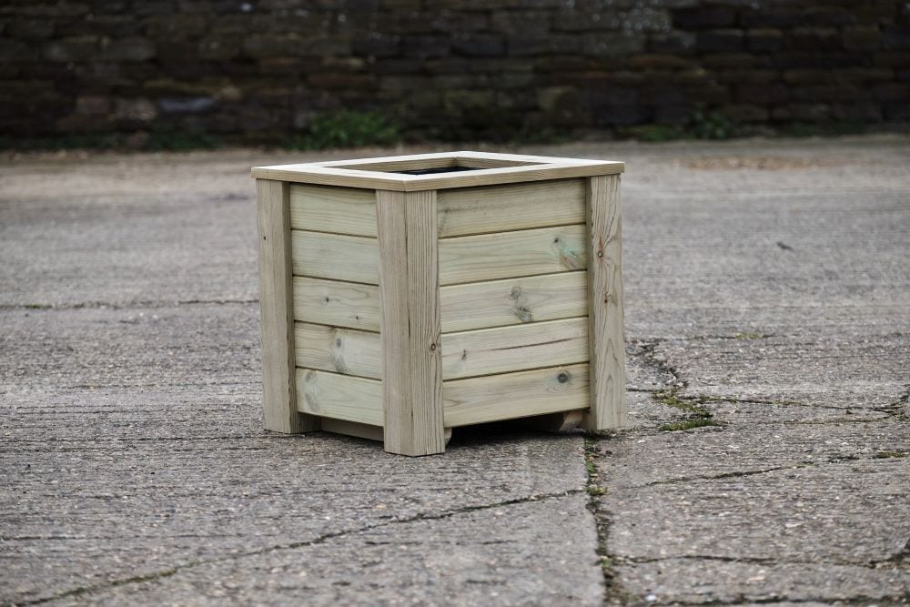 Aston High Wooden Garden Planter - Image 3