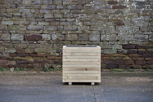 Square Block Style Planter With Trellis - Image 2