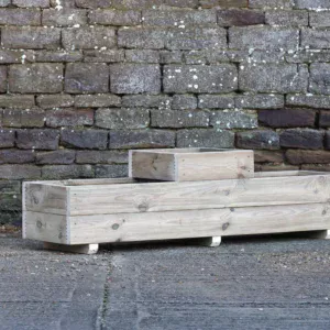 Low Celled Planter on Feet – Smooth Budget Decking