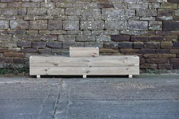 Low Celled Planter on Feet – Smooth Budget Decking - Image 3