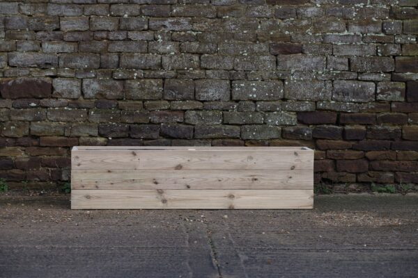 High Raised Bed Planter, No Base – Smooth Decking