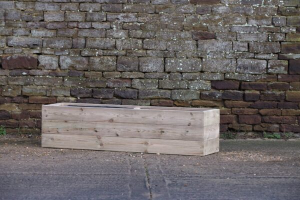High Raised Bed Planter, No Base – Smooth Decking - Image 6