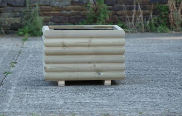 Square Charnwood Wooden Planter With Trellis - Image 3