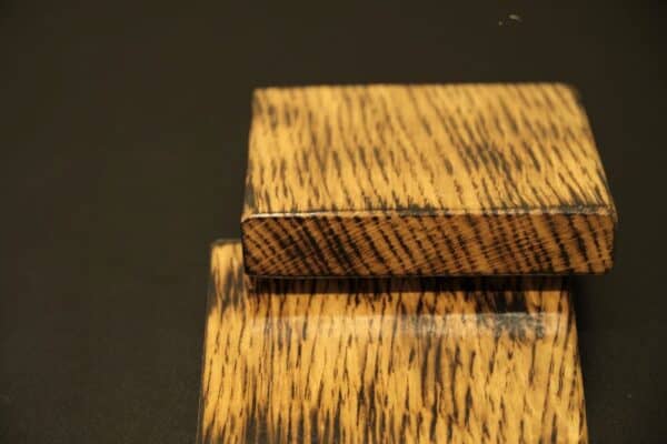 Burnt-Charred Oak Coasters – Set of 2 - Image 3