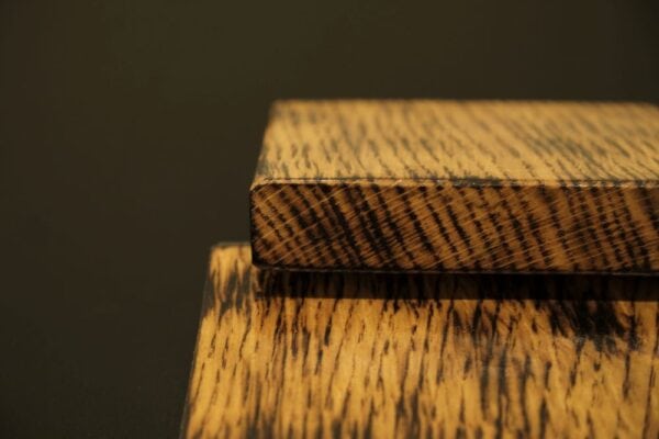 Burnt-Charred Oak Coasters – Set of 2