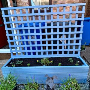 Bespoke Wooden Planter On Wheels