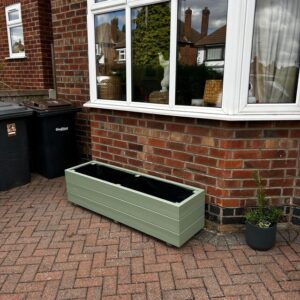 Bespoke Wooden Planter On Wheels