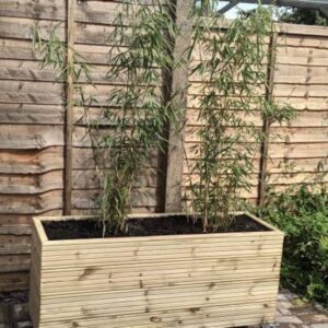 Bespoke Wooden Planter On Wheels
