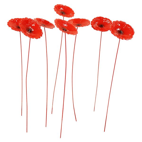 Small Metal Flowers Stakes - Image 2