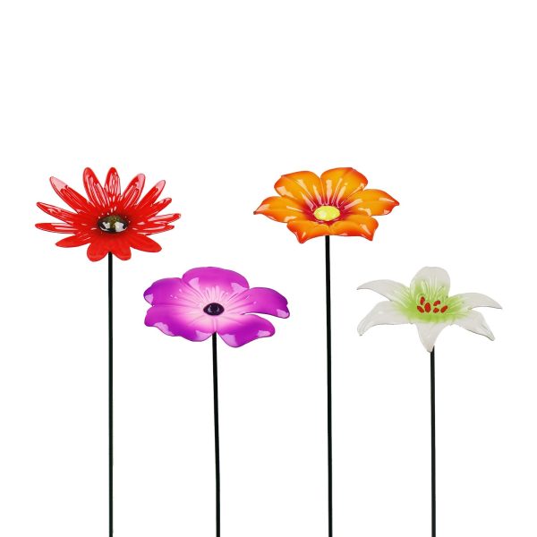 Small Metal Flowers Stakes - Image 3