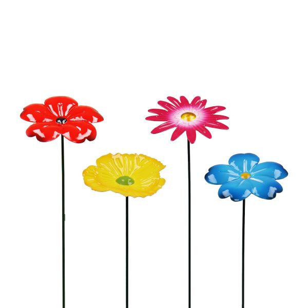 Small Metal Flowers Stakes - Image 4