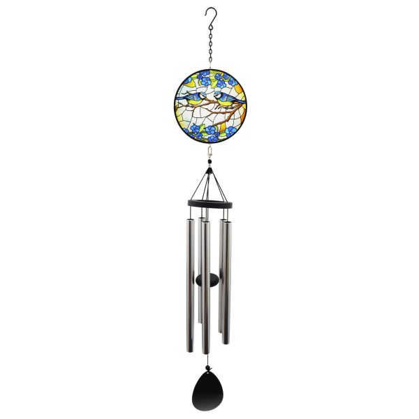 Blue Tit Stained Glass Suncatcher Wind Chime